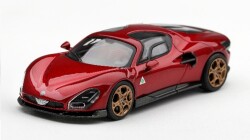 予約品　2027年4月以降順次　ミニカー　BBR（ビービーアール）  ダイキャストモデル　1/64　BBRDIE6427　アルファロメオ 33 ストラダーレ ロッソ・ヴィラ・デステ　8056128927677