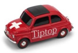 ミニカー　BRUMM(ブルム) 1/43　BR054　フィアット ニュー 500 スイス Tip Top - Bilux　8020677025122