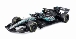 予約品　2027年1月以降　ミニカー　BURAGO（ブラゴ） ダイキャストモデル　1/43　BUR38284R　メルセデスＡＭＧペトロナス フォーミュラ１チームW17 2026 オーストラリアGP No.63 G.ラッセル ドライバー付 クリアケース　4548565535293