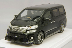 ミニカー　WITS　レジンモデル　1/43　CT538　ヴェルファイヤ VELLFIRE 3.5 G EDITION TRD Sportivo　ブラック　4751285867481