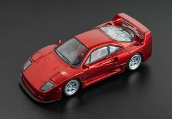 予約品　9月以降順次　ミニカー　Finclassically　ダイキャストモデル　1/64　FY64069-1　フェラーリ F40 Transparent Red　4573630203593