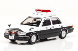 ミニカー　レイズ RAI'S　1/43　H7430005　トヨタ クラウン (GS151Z) 2000 警視庁所轄署地域警ら車両 (歌舞伎号)　限定1000台　4580198721322