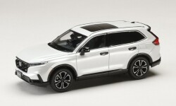 予約品　7月以降　ミニカー　HJ43（ホビージャパン）ダイキャストモデル　1/43　HJ431012W　ホンダ Honda CR-V e:HEV RS BLACK EDITION プラチナホワイトパール　4981932077857