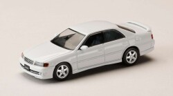 ミニカー　HJ64 ホビージャパン（HobbyJapan） 1/64　HJ641072W　トヨタ チェイサー ツアラーV (JZX100) アーリーバージョン(1996) スーパーホワイト ll　4981932075341