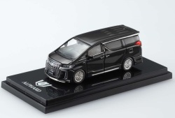 ミニカー　HOBBY JAPAN（ホビージャパン）　1/64　HJ642012BBK　トヨタアルファード HYBRID (H30W) カスタムバージョン ブラック　4981932061528