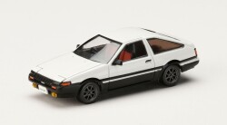 予約品　10月以降　ミニカー　HJ64 ホビージャパン（HobbyJapan） 1/64　HJ643008WB　トヨタ SPRINTER TRUNEO (AE86) GT-APEX JDM カスタムバージョン ホワイト/ブラック　4981932079745