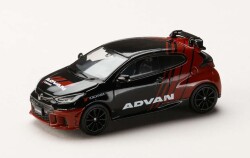 お取り寄せ予約品　12月以降順次　ミニカー　HJ64 ホビージャパン（HobbyJapan） 1/64　HJ643087AV　トヨタ GR ヤリス 2024 YOKOHAMA ADVAN COLOR　4981932075334