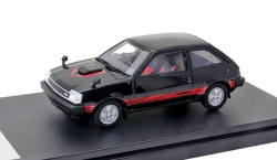 ミニカー　Hi-Story（ハイストーリー） レジンモデル 1/43　HS302BK　三菱（ミツビシ） ミラージュ 2 1400 TURBO (1982)　　セルビアブラック　4523231442204