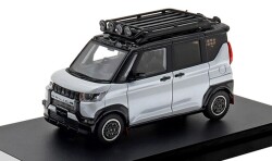 お取り寄せ予約品　5月頃　ミニカー　Hi-Story（ハイストーリー）レジンモデル　1/43　HS545WH　三菱デリカミニ MITSUBISHI DELICA MINI (2023) カスタマイズ ホワイトパール×ブラックマイカ　4523231450988
