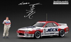 予約品　2026年3月頃　ミニカー　ignition model(イグニッションモデル） レジン製（開閉機構なし）1/18　IG3141　JECS SKYLINE (#1) 1992 JTC With Mr. Hasemi　限定30台　4573448901414
