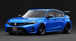 予約品　2027年2月頃　ミニカー　ignition model(イグニッションモデル） レジン製　1/18　IG3938　ホンダシビック Honda Civic Type-R J'S Racing (FL5) Light Blue　4573448909380
