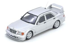 ミニカー　INNO MODELS（イノモデル）ダイキャスト製　1/64　IN64-190E-SIL　メルセデス 190E 2.5-16 エボリューションll  シルバー　9588826267735