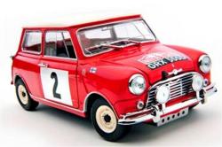 ミニカー　KYOSHO 1/18 K08202C　ミニクーパー S モンテカルロラリー 1966 No.2
