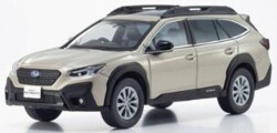 お取り寄せ予約品　5月頃　ミニカー　KYOSHO 京商　ダイキャストモデル　1/43　KS03935GL　スバル SUBARU レガシィ アウトバック (ゴールド)　4548565515585