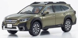 お取り寄せ予約品　5月頃　ミニカー　KYOSHO 京商　ダイキャストモデル　1/43　KS03935GR　スバル SUBARU レガシィ アウトバック (グリーン)　4548565515561