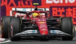予約品　2026年9月頃　ミニカー  LookSmart（ルックスマート）レジンモデル　1/12　LS1215　フェラーリ Ferrari SF-25 No.44 優勝 Sprint Race China GP 2025 Lewis Hamilton　9580006151797