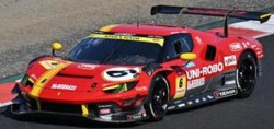 予約品　10月以降　ミニカー　Looksmart (ルックスマート) レジンモデル　1/43　LS43SGT26006　フェラーリ UNI-ROBO BLUEGRASS FERRARI VELOREX No.6 GT300 SUPER GT 2026 Y. Katayama N. Krutten　9580006144959