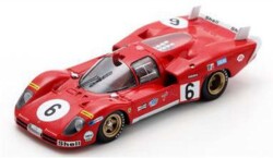 予約品　2027年5月頃　ミニカー　Looksmart (ルックスマート)   レジンモデル　1/43　LSLM180　Ferrari 512 S No.6 Le Mans 24H 1970 I. Giunti N. Vaccarell　9580006145536