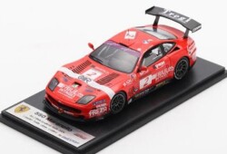 予約品　10月頃　ミニカー　Looksmart (ルックスマート) レジンモデル　1/43　LSRC218　フェラーリ Ferarri 550 Maranello BMS No.2 優勝 24H Spa 2004 L.Cappellari - F.Gollin - L.Bryner - E.Calderari　9580006145086