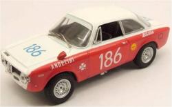 ミニカー　Ｍ4 1/43　M47164　アルファ・ロメオ 1600 GTA 1970年タルガ・フロリオ No.186