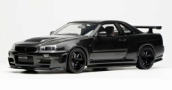 お取り寄せ予約品　9月以降順次　ミニカー  MOTORHELIX  ダイキャストモデル（フル開閉） 1/18　M83413　日産スカイライン Nissan Skyline GT-R R34 CUSTOMIZED VERSION Carbon Fiber　4573630208680