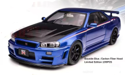 ミニカー MOTORHELIX ダイキャスト（開閉機構あり） 1/18 日産