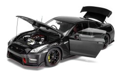 予約品　8月以降順次　ミニカー  MOTORHELIX  ダイキャストモデル（開閉機構つき）　1/18　M83529　日産 Nissan GT-R NISMO (R35) Special Edition 2022 Meteor Flake Black Pearl　4570245220496