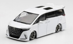 予約品　2027年2月以降　ミニカー　MINI-GT　1/64　MGT01339-R　トヨタ アルファード 40 KUHL ホワイト(右ハンドル)　840456395707