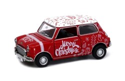 ミニカー　トイイースト TINY(タイニー)　 1/64　MINI0008　Tiny City ミニクーパー Mk1 Merry Christmas　4894826032071