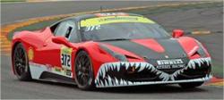ミニカー　マテル MATTEL 1/43  MT5506X　フェラーリ 458 イタリア　チャレンジ Kessel Racing 　レッド/ブラック
