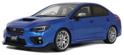 ミニカー  OttO mobile　レジンモデル（開閉機構なし） 1/18　OTM1182　スバル WRX STI S207 2015 (WRブルーパール)世界限定 2,000個　4548565509171