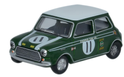 ミニカー　OXFORD（オックスフォード）　1/76　OX76MCS002　ミニクーパー S MkII John Rhodes 1968 ブランズ・ハッチ　4548565465781