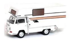 ミニカー　Premium ClassiXXs　1/43　PCS11356　VW T2-a ピックアップ キャンピングカー "Tischer"（アイボリー/ホワイト）