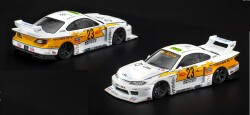 予約品　2027年4月以降　ミニカー　ポップレース POPRACE　ダイキャスト（開閉機構ナシ）　1/64　PR640529　LB スーパーシルエット S15 シルビア ホワイト　4562129852435