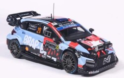 予約品　8月以降　ミニカー　IXOモデル (イクソ)　ダイキャストモデル　1/43　RAM1026C　ヒョンデ i20 N Rally1 2026年 ラリーモンテカルロ #20 H.Paddon/J.Kennard ライトポッド付き　4907981698423