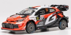 お取り寄せ予約品（特別受注形式）11月以降　ミニカー　IXO(イクソ)　ダイキャスト　1/43　RAM1034B　トヨタ GR ヤリス Rally1 2026年 ラリースウェーデン #37 L.Bertelli/S.Scattolin　4907981699109