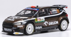 お取り寄せ予約品　7月頃　ミニカー　IXO(イクソモデル)　ダイキャスト　1/43　RAM968　フォード プーマ ラリー1 2024年 ラリージャパン #13 G.Munster/L.Louka　4907981691578