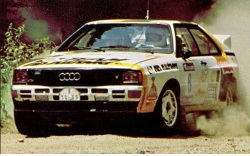 ミニカー　Trofeu（トロフュー） 1/43　RFS21　アウディ クアトロ 1986年Barum Tribec Rally 1位 #6　Leo Pavlik / Karel Jiratko　5601673598266