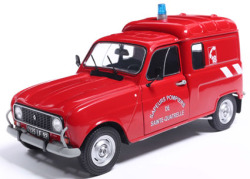 予約品　11月以降　ミニカー　SOLIDO（ソリド）ダイキャストモデル（開閉機構付） 1/18　S1802210　ルノー 4LF4 ポンピエ 1976 (レッド)　3663506047237