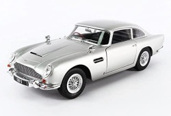 ミニカー　SOLIDO (ソリド)　ダイキャストモデル（開閉機構付） 1/18　S1807101　アストン マーティン DB5 1964 (シルバー)　4548565425679