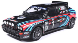 ミニカー　SOLIDO（ソリド）  ダイキャストモデル （開閉機構付）　1/18　S1807809　ランチア デルタ HF インテグラーレ トリビュート ミキ・ビアジオン ラリー モンテカルロ 1990 (ブラック)　3663506046988