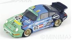 ミニカー　スパークモデル 1/43 S2075 ポルシェ 911 カレラ2 カップ 1993年 ル・マン24時間 ＃62 ドライバー：F.Konrad/J.Harada/A.Hermann