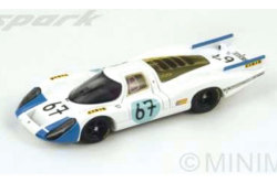 予約品　7月頃　スパーク　SPARK 1/43　S3499　ポルシェ 907 ルマン 1968 No.67　R.Buchet - H.Linge
