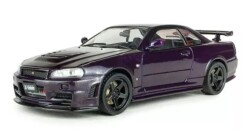 ミニカー　SOLIDO（ソリド） ダイキャストモデル　1/43　S4318201　日産 スカイライン GT-R (R34) Z-tune 1999 (パープル)　3663506044472