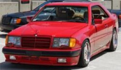 予約品　2026年5月頃　ミニカー　SOLIDO（ソリド）  ダイキャストモデル　1/43　S4318902　メルセデスベンツ 300CE 6.0 AMG "THE HAMMER"  ワイドボディ 1988 (レッド)　3663506044892