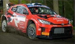 予約品　2025年6月頃　ミニカー　SPARK（スパーク）レジンモデル　1/43　S6879　TOYOTA GR Yaris Rally1 HYBRID No.39 TOYOTA GAZOO Racing WRT 6th Rally Finland 2024  - 2nd WRC2  J. M. Latvala J. Hanninen　9580006968791