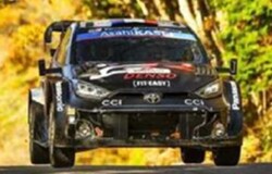 予約品　2025年7月頃　ミニカー　SPARK（スパーク）レジンモデル　1/43　S6881　TOYOTA GR Yaris Rally1 HYBRID No.17 TOYOTA GAZOO Racing WRT 2位 Rally Japan 2024 S. Ogier V. Landais　9580006968814