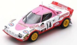 ミニカー SPARK(スパーク) レジンモデル 1/43　S9101　ランチャ Lancia Stratos HF No.14 優勝 Coupes des Dames Monte Carlo 1977 C. Dacremont C. Galli　9580006991010