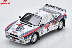 予約品　2027年2月頃　ミニカー　Spark　レジンモデル　1/43　S9169　Lancia 037 Rally No.6 優勝 Sanremo Rally 1983 M. Alen I. Kivimaki　9580006991690