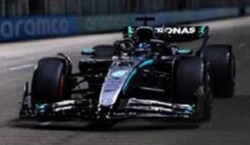 予約品　2026年3月頃　ミニカー　Spark（スパーク）レジンモデル　1/43　S9630　Mercedes W16 No.63 Mercedes-AMG PETRONAS Formula One Team 優勝 Singapore GP 2025 George Russell　9580006996305